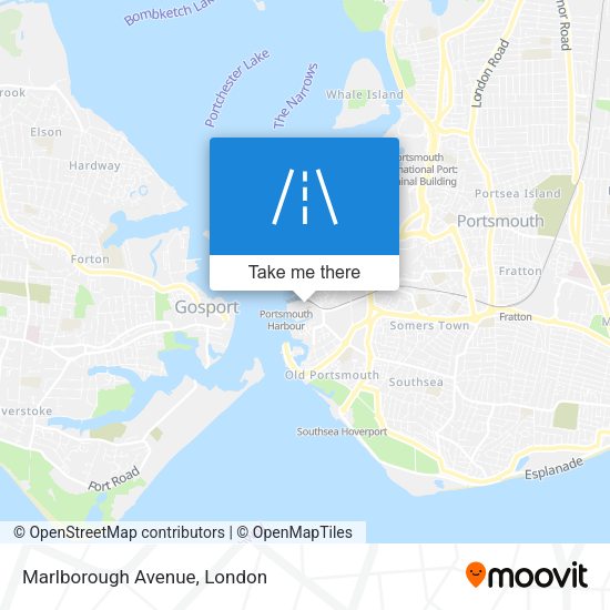 Marlborough Avenue map