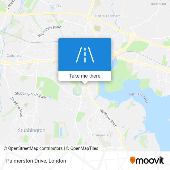 Palmerston Drive map