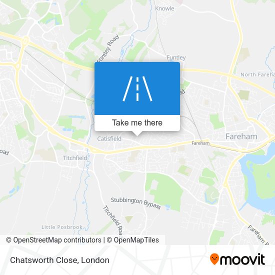 Chatsworth Close map