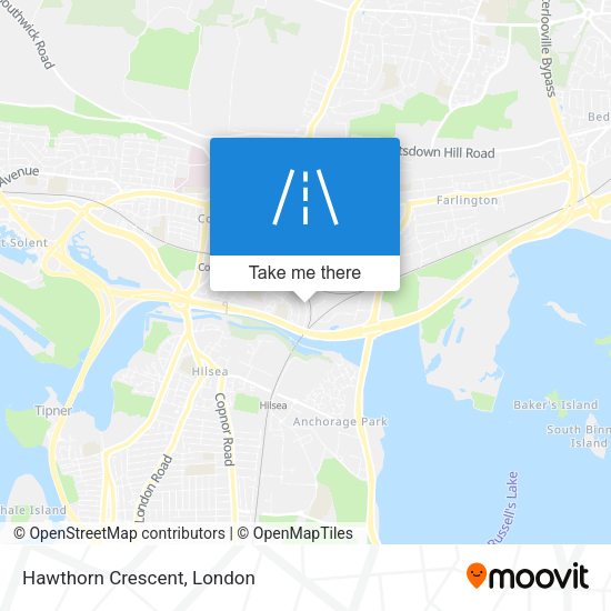 Hawthorn Crescent map