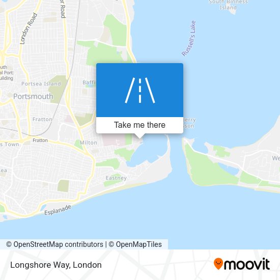 Longshore Way map