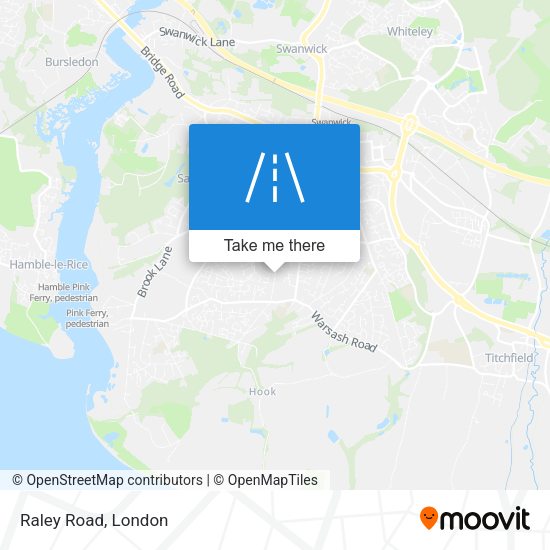 Raley Road map