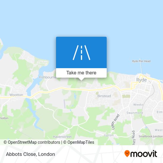 Abbots Close map