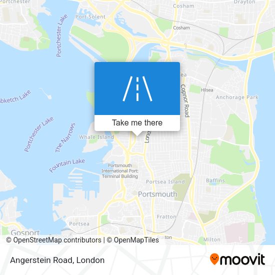 Angerstein Road map