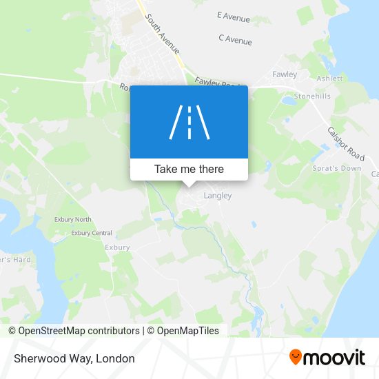 Sherwood Way map