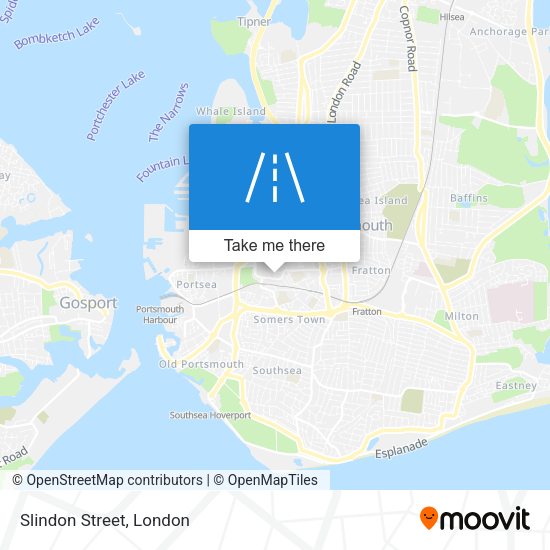 Slindon Street map