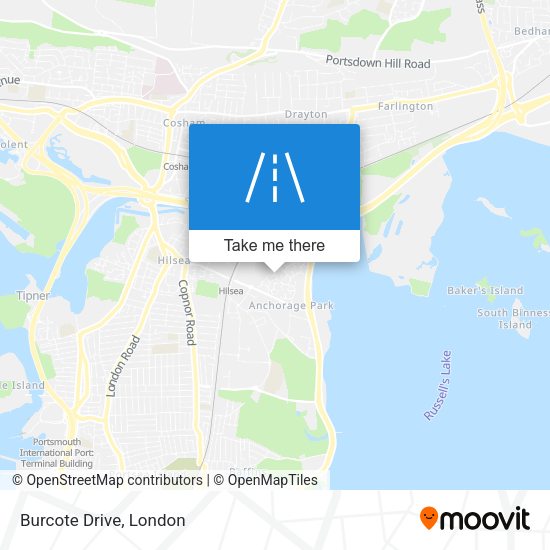 Burcote Drive map