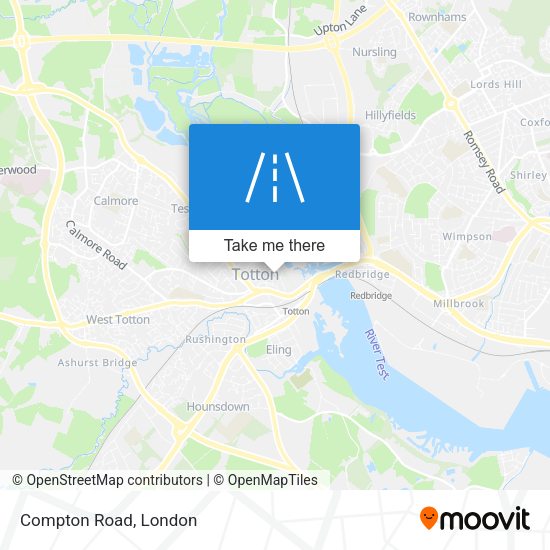 Compton Road map