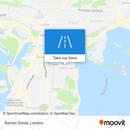 Barton Grove map