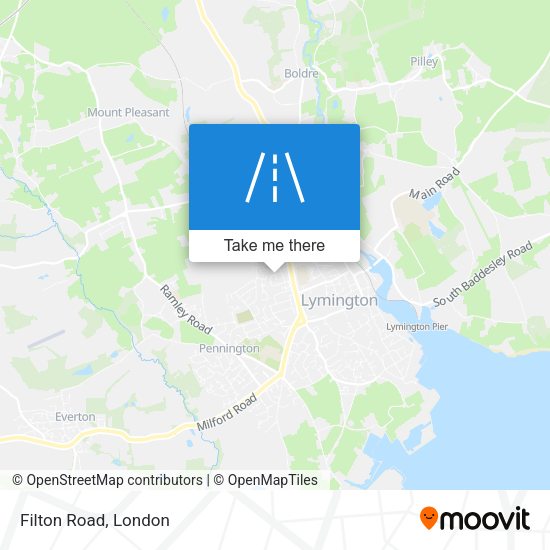 Filton Road map
