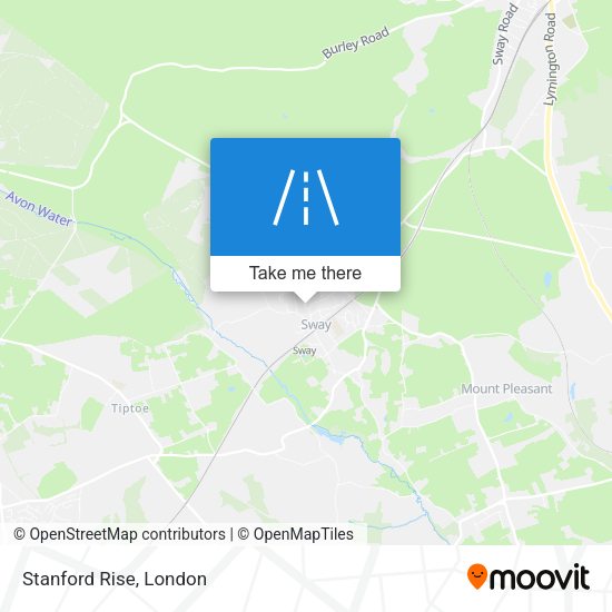 Stanford Rise map
