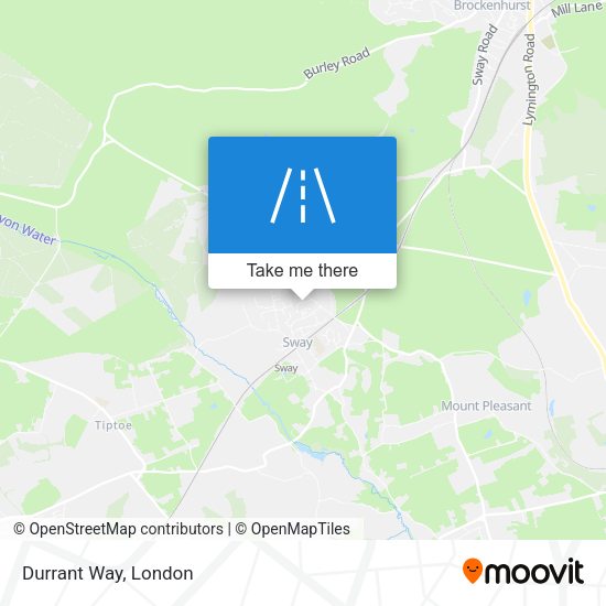 Durrant Way map