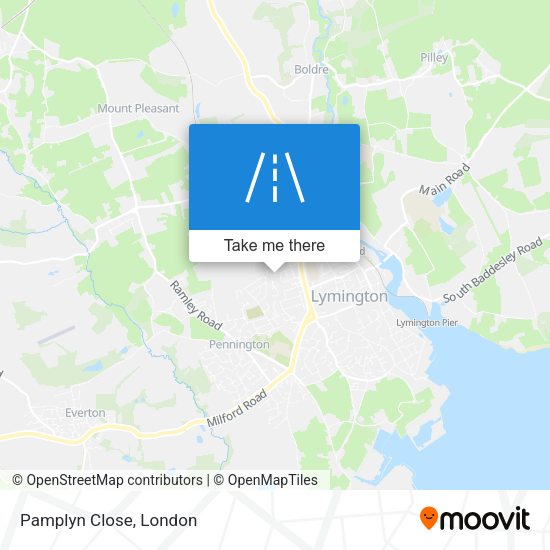 Pamplyn Close map