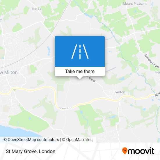 St Mary Grove map