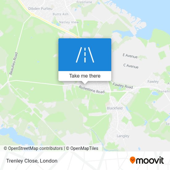 Trenley Close map