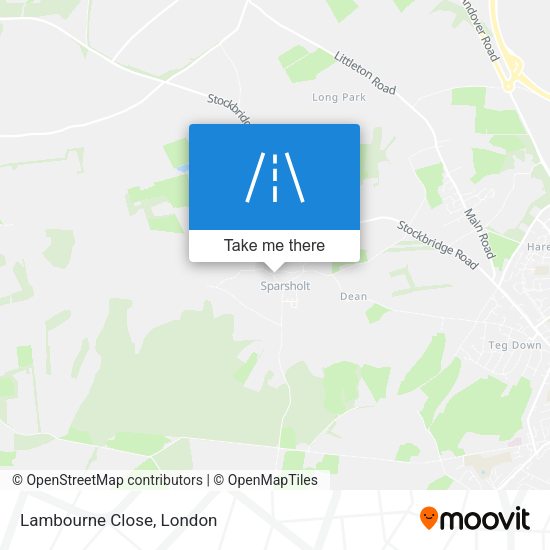 Lambourne Close map