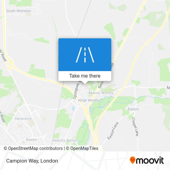 Campion Way map