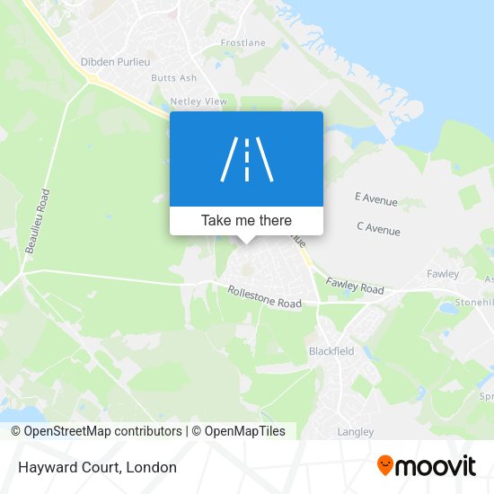 Hayward Court map
