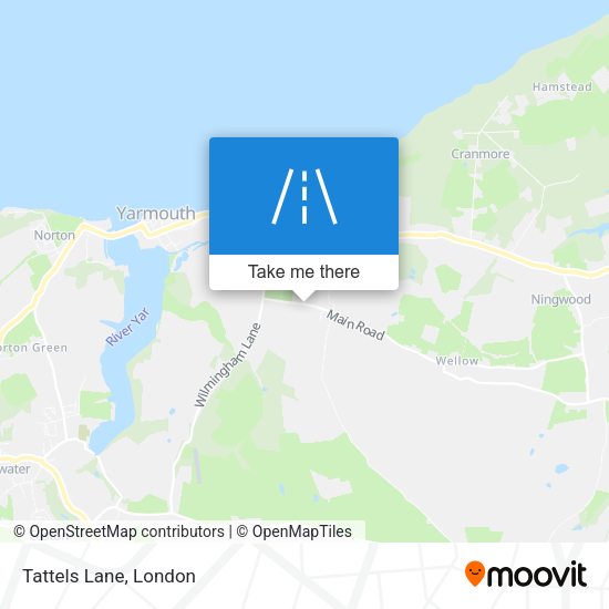 Tattels Lane map