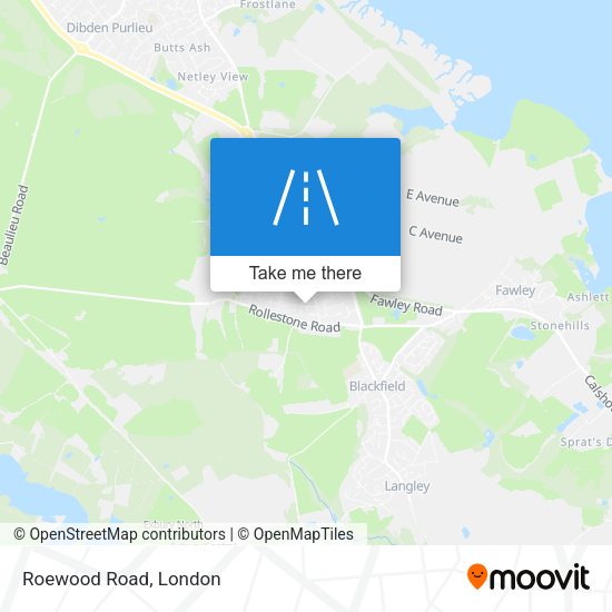 Roewood Road map