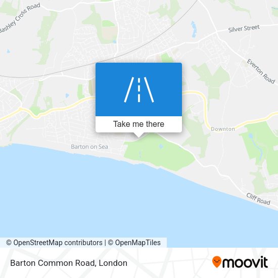 Barton Common Road map