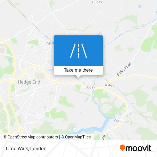 Lime Walk map