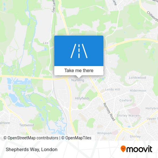 Shepherds Way map