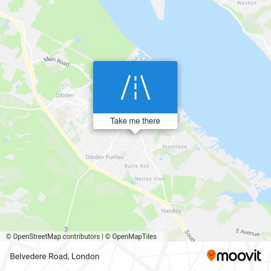 Belvedere Road map