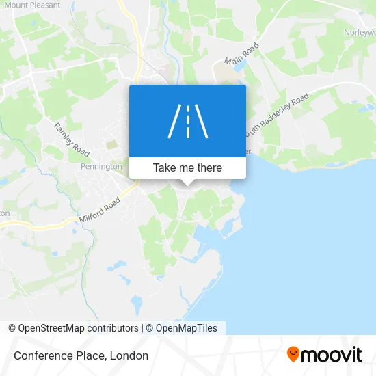 Conference Place map