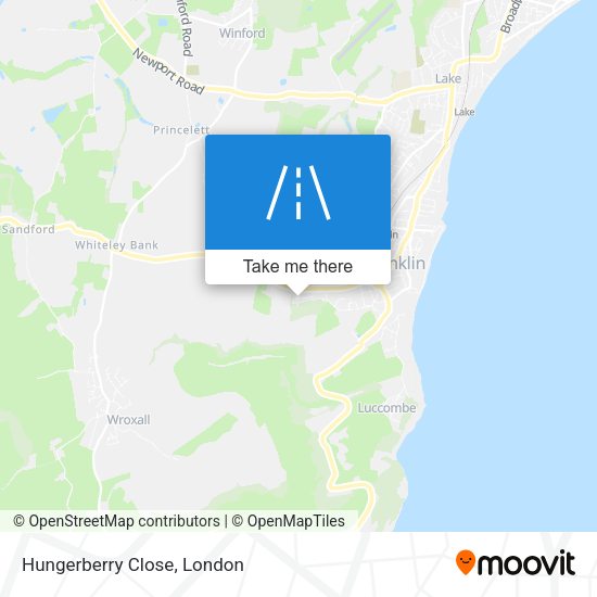 Hungerberry Close map