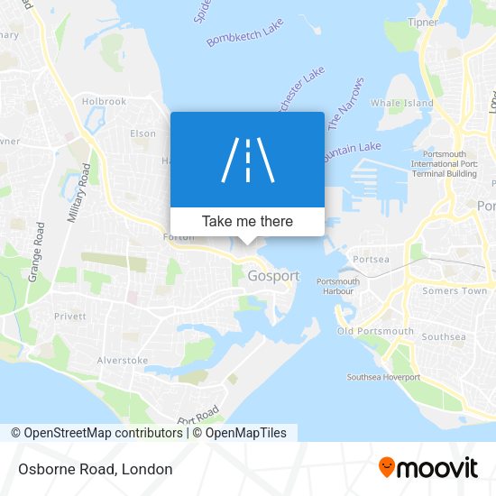 Osborne Road map