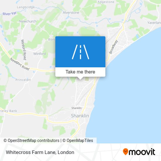 Whitecross Farm Lane map