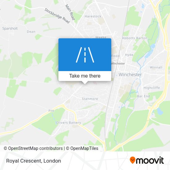 Royal Crescent map