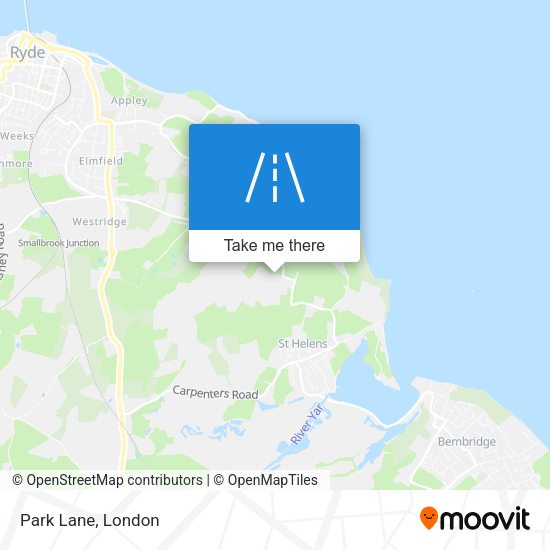 Park Lane map