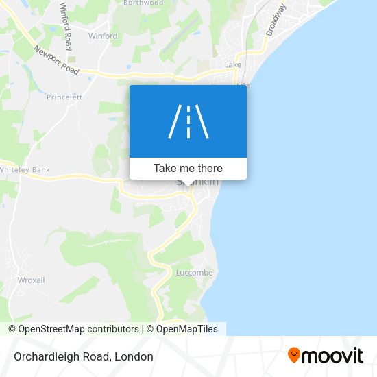 Orchardleigh Road map