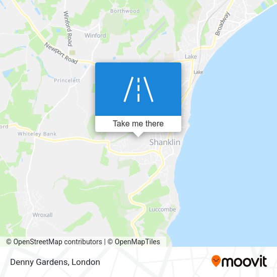 Denny Gardens map