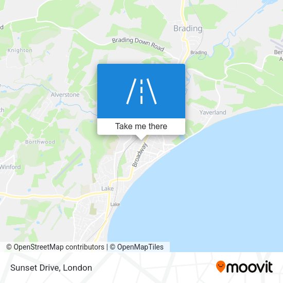 Sunset Drive map