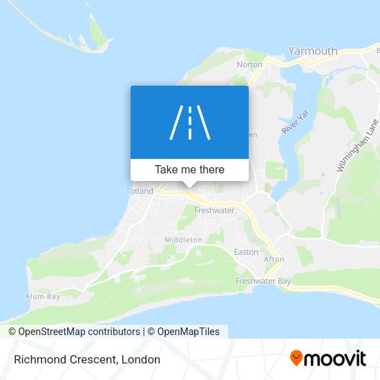 Richmond Crescent map