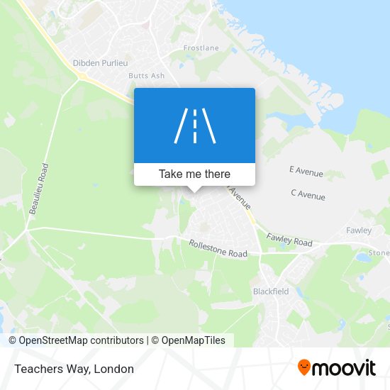 Teachers Way map