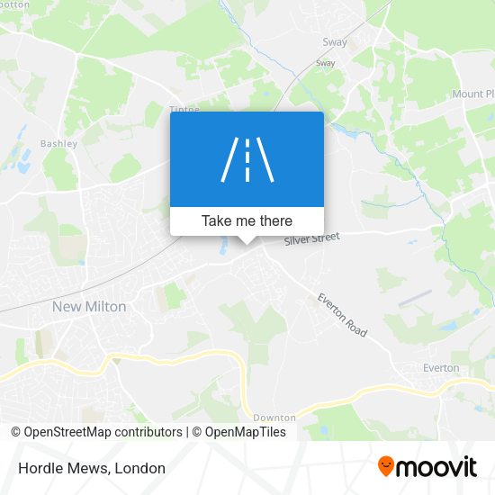 Hordle Mews map