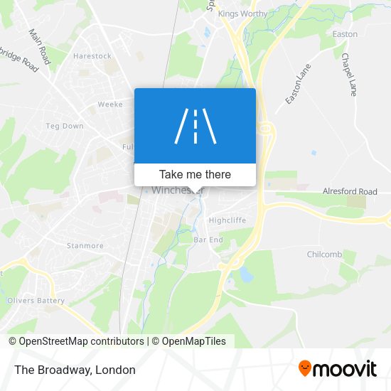 The Broadway map