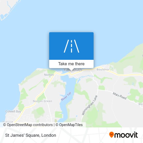 St James' Square map