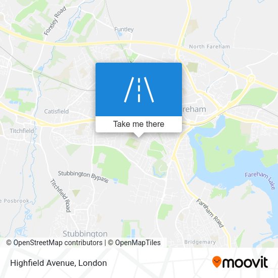 Highfield Avenue map