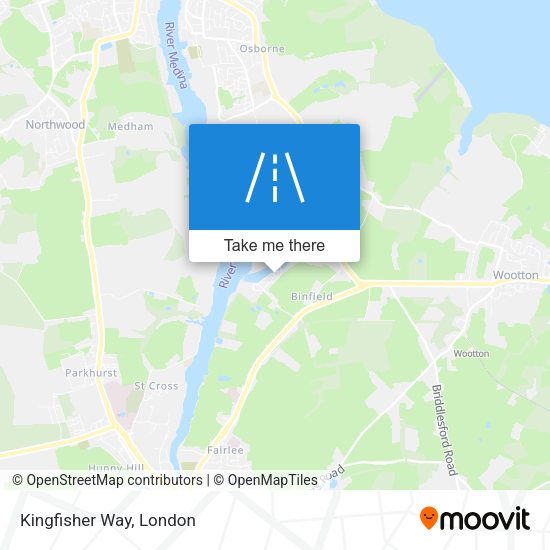 Kingfisher Way map