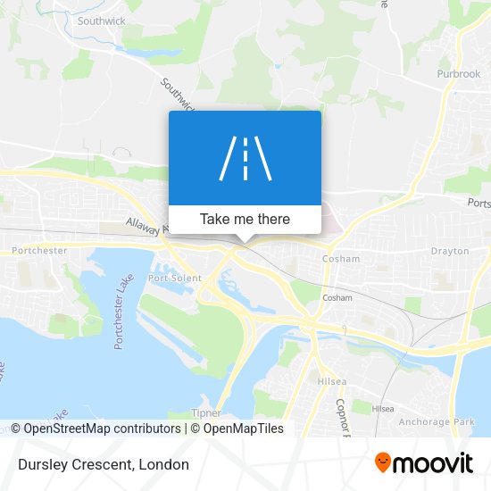 Dursley Crescent map