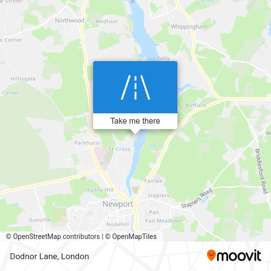 Dodnor Lane map