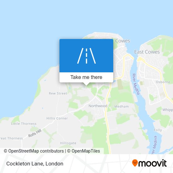 Cockleton Lane map