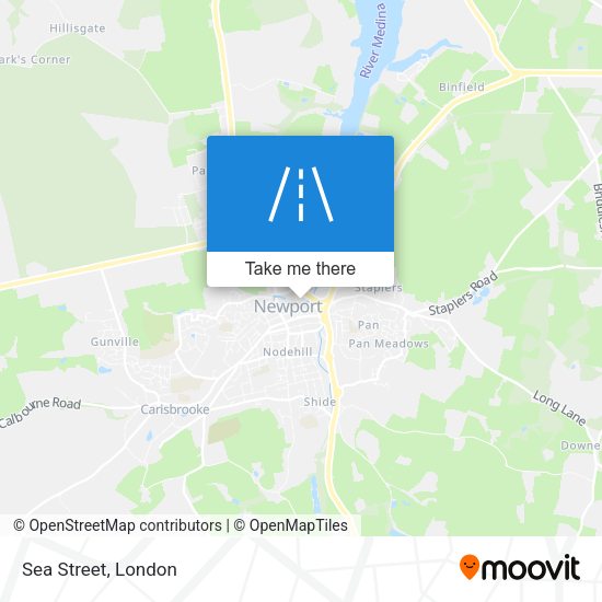 Sea Street map