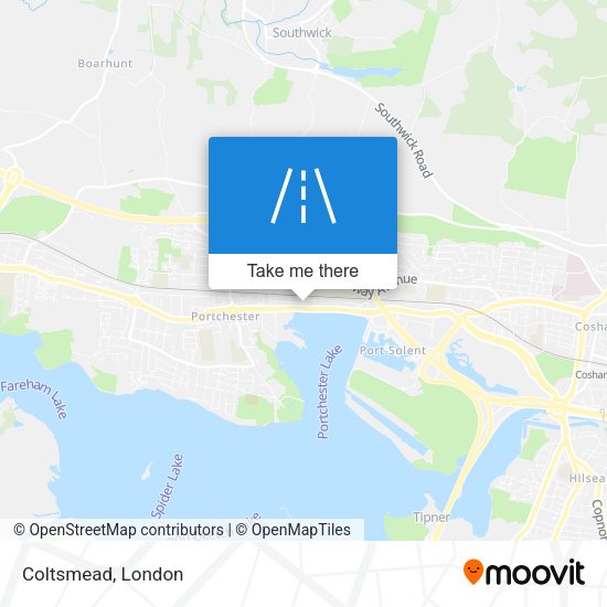 Coltsmead map