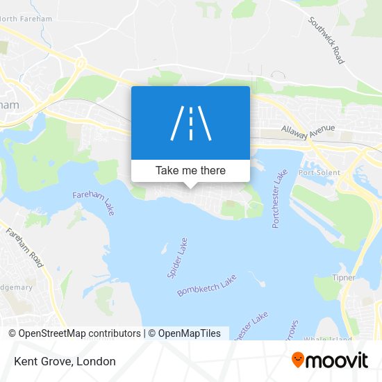 Kent Grove map